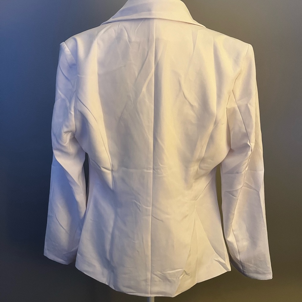 White Blazer Jacket - Picture 2 of 5